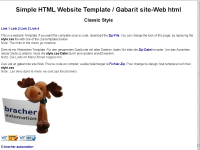 Gabarit Site-Web XHTML 1.0